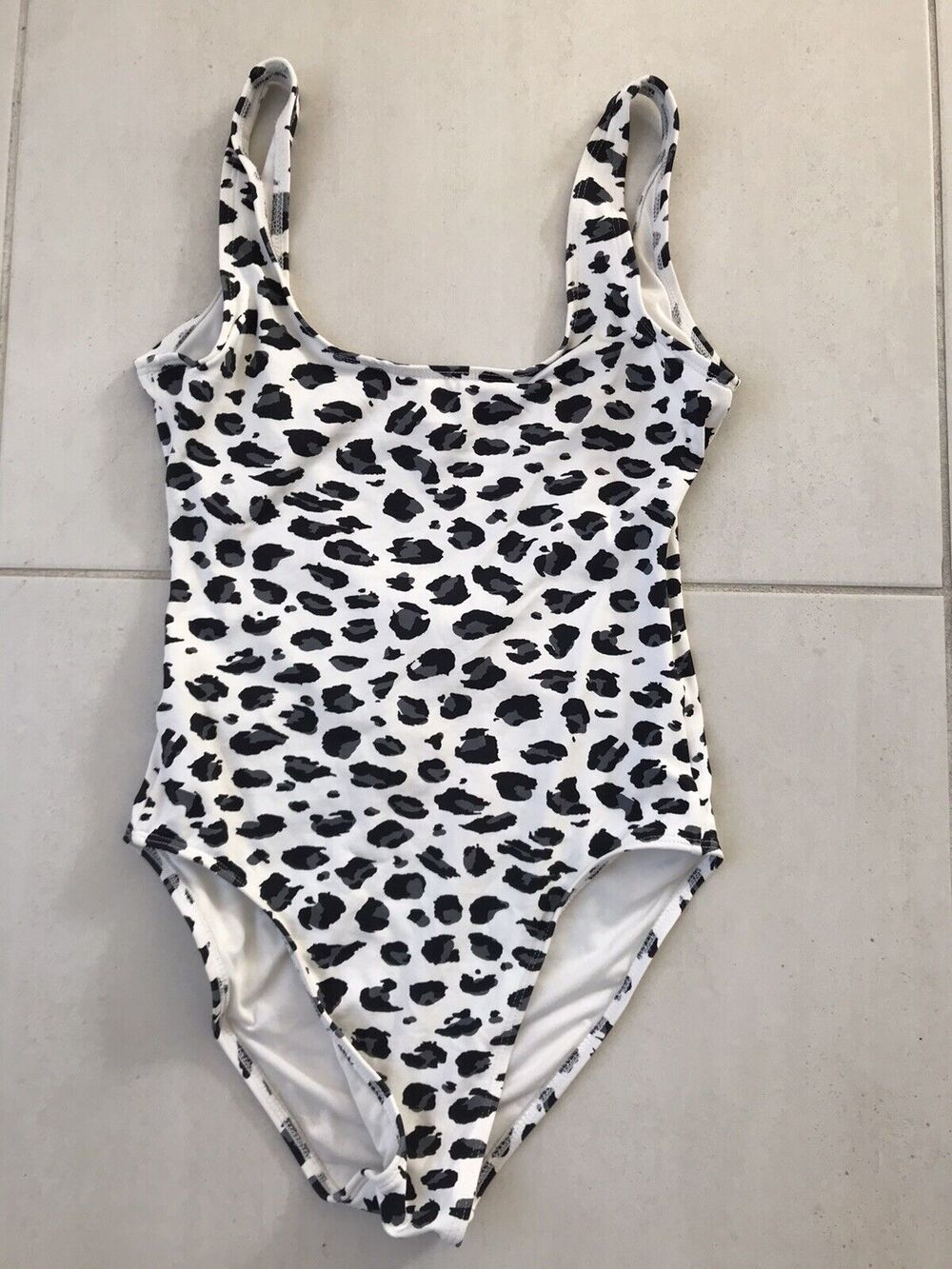 MNG Mango Multicolor Animal Print One Piece Swimsuit